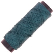 Filo di poliestere cerato Slam Cord per micro macramè 0,6 mm - Verde anatra x100m|raw }}