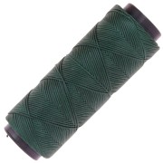 Filo di poliestere cerato Slam Cord per micro macramè 0,6 mm - Verde scuro x100m