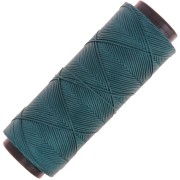 Filo di poliestere cerato Slam Cord per micro macramè 0,8 mm - Verde anatra x100m|raw }}