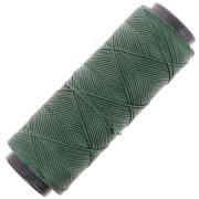 Filo di poliestere cerato Slam Cord per micro macramè 0,8 mm - Verde scuro x100m|raw }}