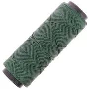 Filo di poliestere cerato Slam Cord per micro macramè 0,8 mm - Verde scuro x100m