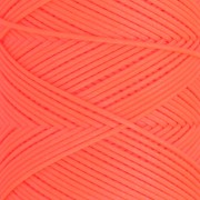 Filo di poliestere cerato Slam Cord per micro macramè 0,8 mm - Arancione fluorescente x100m