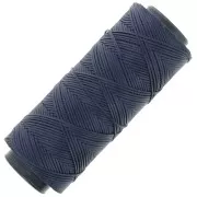 Filo di poliestere cerato - Slam Cord per micro macramè 1 mm - Blu notte x100m