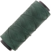 Filo di poliestere cerato - Slam Cord per micro macramè 1 mm - Verde scuro x100m