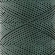 Filo di poliestere cerato - Slam Cord per micro macramè 1 mm - Verde scuro x100m