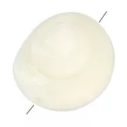 Perle - Perle coquillage en résine 9 mm - Ecru x6 Perle coquillage en résine 9 mm - Ecru x6