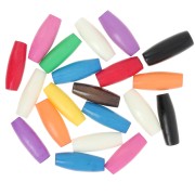 Assortimento di perle in osso colorato 19x7,5 mm - Multicolore x25g|raw }}
