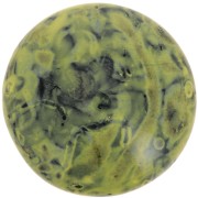 Cabochon rotondo in vetro di Puca® 25 mm - Black Stony Beige Yellow x1|raw }}