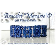 Perle in vetro Arcos® di Puca® 5x10 mm - Trendy Mustard Mat x10g