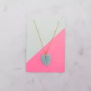 Confezione da 10 cartoncini per gioielli 9x6 cm - Motivo grafico - Verde chiaro - Verde