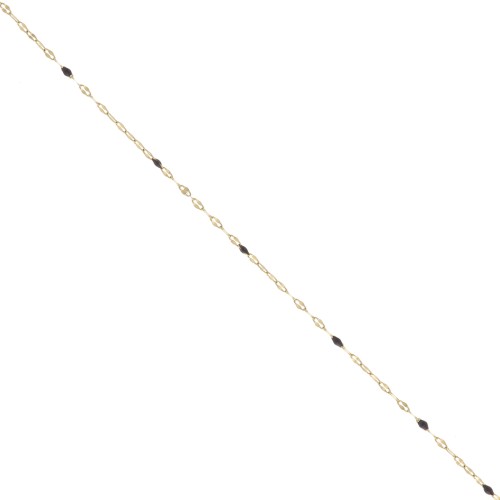 Catena e resina epossidica 1,5 mm - Acciaio inossidabile 304 Dorato - Nero x1m