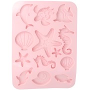Stampo in silicone a tema marino x1