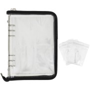 Raccoglitore per gioielli 25x19 cm - Nero - Brillantini trasparenti x1|raw }}