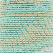 Cordoncino di cotone intrecciato e filo metallico 1,5 mm - Veraman - Sand - Dorato x1m|raw }}