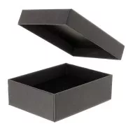 Scatola per set di bigiotteria 8,5x6,5x3 cm - Nero x1