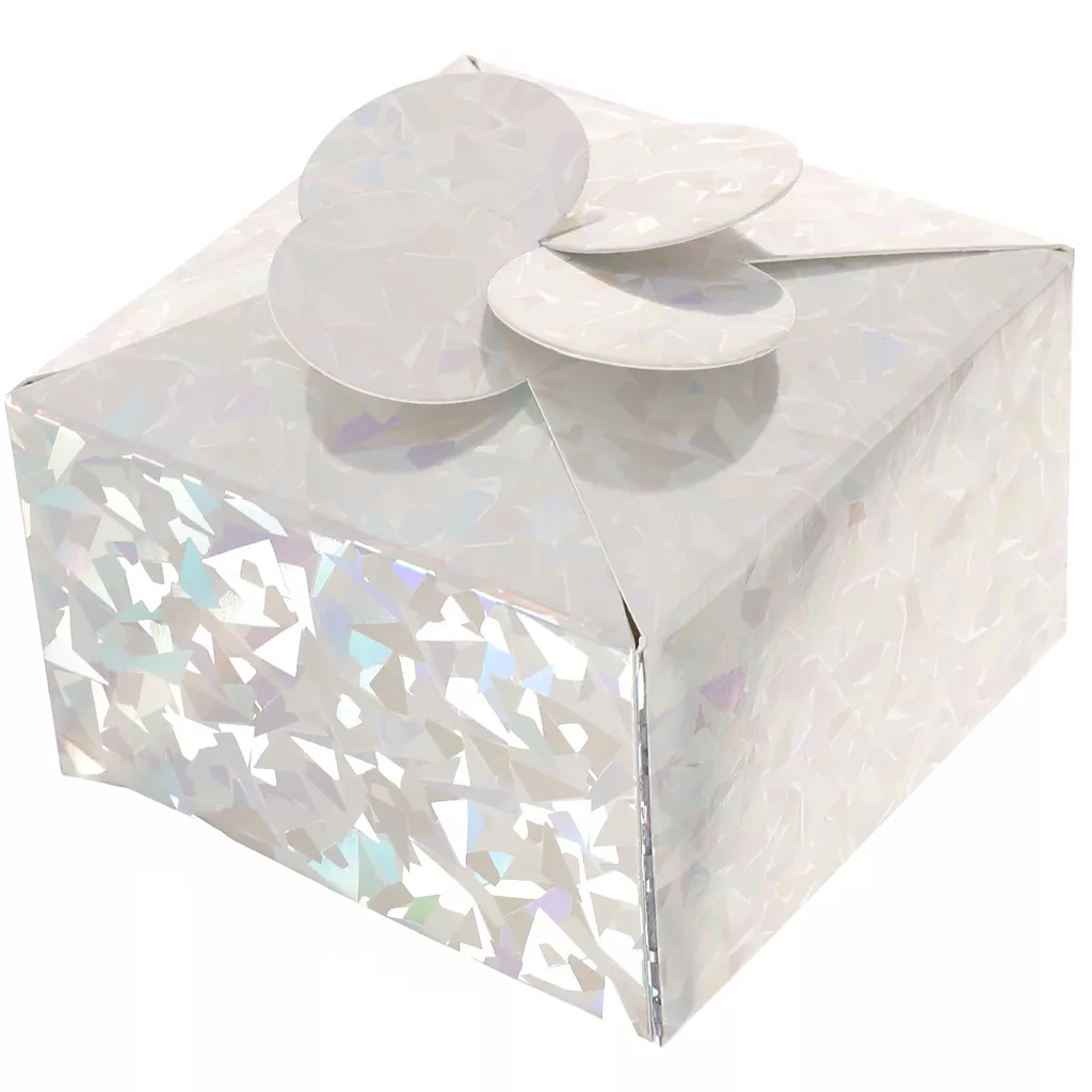 Scatola in cartone Natalizie con coperchio e stampa Merry Christmas (10 pezzi) - Cartotecnica Sci