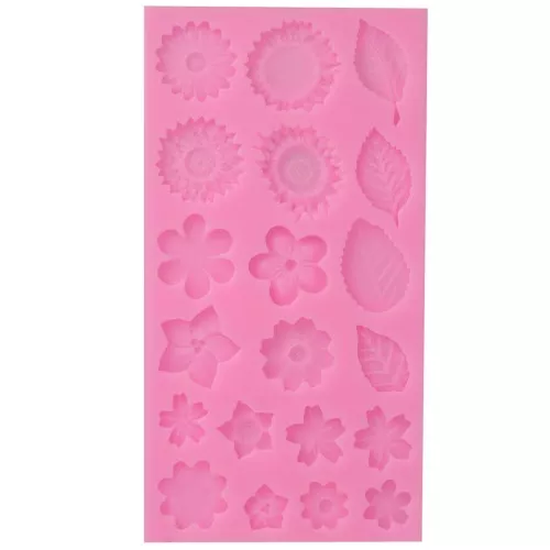 Stampo in silicone per fiori da 13 a 26 mm x1