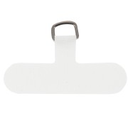 Clip per telefono in tessuto 35x59 mm - Forma a T - Bianco x1