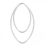 Pendente doppio lavorato mm.35x20 en Argento 925 x1