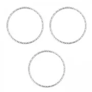 Anelli lavorati mm.13 Argento 925 x5