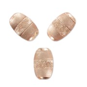 Ovalina diamantata satinata mm. 8x5 Argento 925 Dorato Rosa x1|raw }}