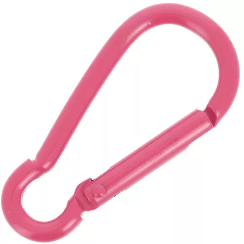 Chiusura Moschettone in alluminio 46x22 mm - Fucsia x1