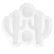 Stampo in silicone per orecchini a cactus - Trasparente x1