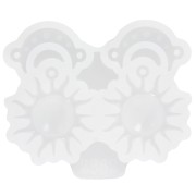 Stampo in silicone per la realizzazione di pendenti a forma di luna e solex1