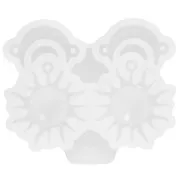 Stampo in silicone per la realizzazione di pendenti a forma di luna e solex1