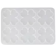 Stampo in silicone per pendenti a forma di trifoglio - 40x40 mm x1