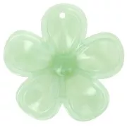 Lichen - Pendente a forma di fiore in acrilico traslucido da 42 mm - Marmo lichene x1 Pendente a forma di fiore in acrilico traslucido da 42 mm - Marmo lichene x1