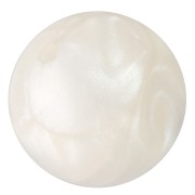 Perle di resina opaca 8 mm - Bianco perlato x10|raw }}