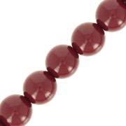 Perle rotonde in vetro ceco lucido 6 mm - Cranberry x25|raw }}