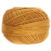 Filo cotone Lizbeth taglia 20 Gold n°611 x192m|raw }}
