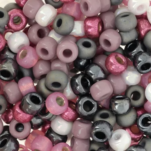 Rocaille Miyuki Mix 6/0 - Rosa metallizzato x8g