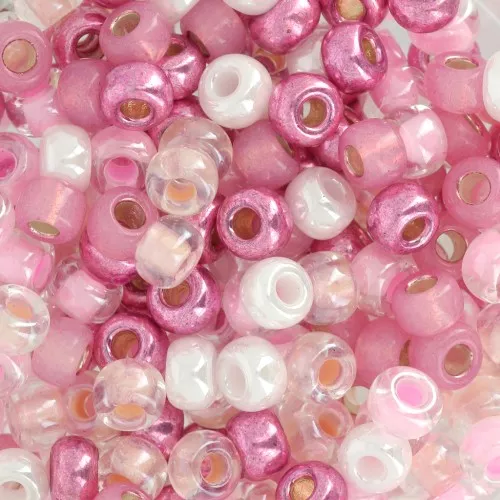 Rocaille Miyuki Mix 6/0 - Pink Party x8g