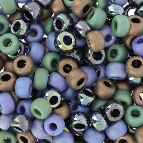 Rocaille Miyuki Mix 6/0 - Jungle Jeans x8g