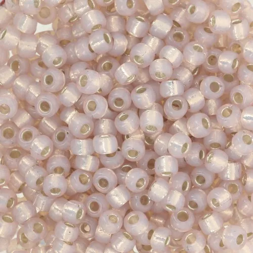 Rocaille Miyuki 8/0 579 - Dyed Blush Silver Lined Alabaster x8g