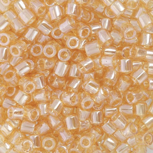 Miyuki Delica 8/0 DBL0099 - Transparent Light Topaz Luster x8g