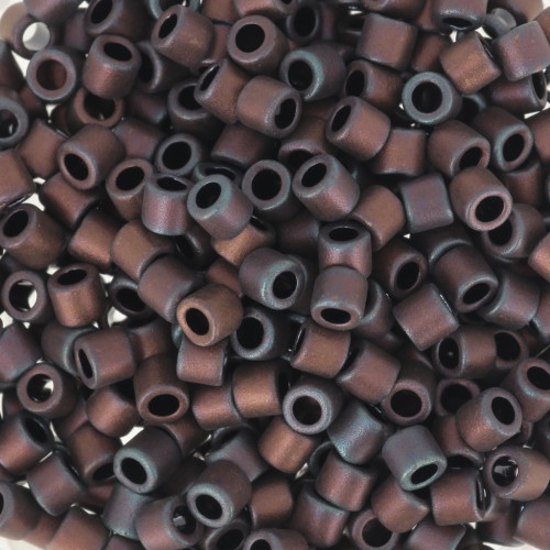 Miyuki Delica 8/0 DBL0323 - Mat Metallic Copper Rainbow Iris x8g