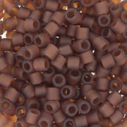 Miyuki Delica 8/0 DBL0764 - Transparent Dark Topaz Mat x8g