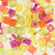 Cubetti mix Miyuki 4 mm SB-MIX-02 - Flamingo Road x10g|raw }}