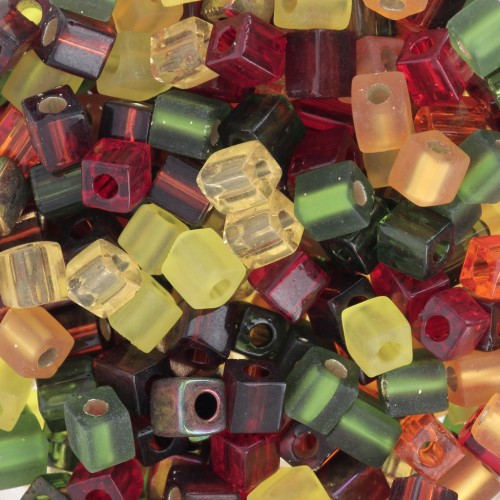 Cubetti mix Miyuki 4 mm SB-MIX-07 - Autunno x10g