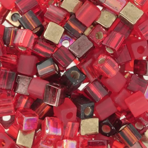 Cubetti Miyuki 4 mm SB-MIX-08 - Magma x10g