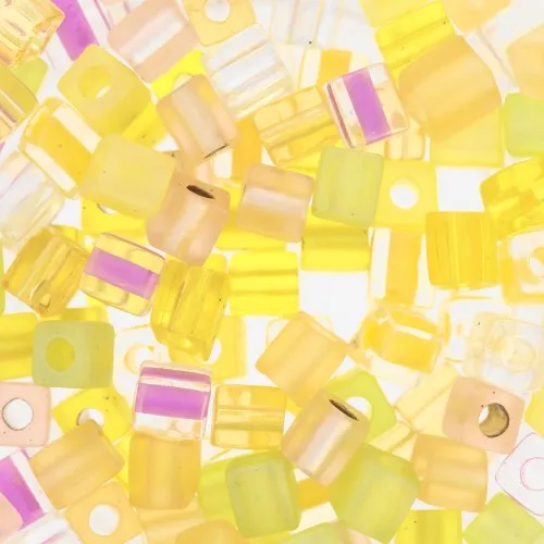 Cubetti mix Miyuki 4 mm SB-MIX-15 - Lemon Twist x10g