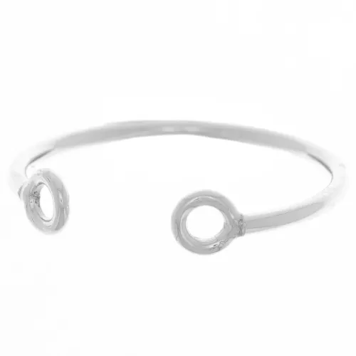 Bague jonc 2 anellini in Argento 925 x1