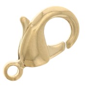 Moschettone da 12 mm - Placcato oro 3 micron x1