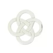 Separatore morivo celtico 21x11mm en Argent 925 x1