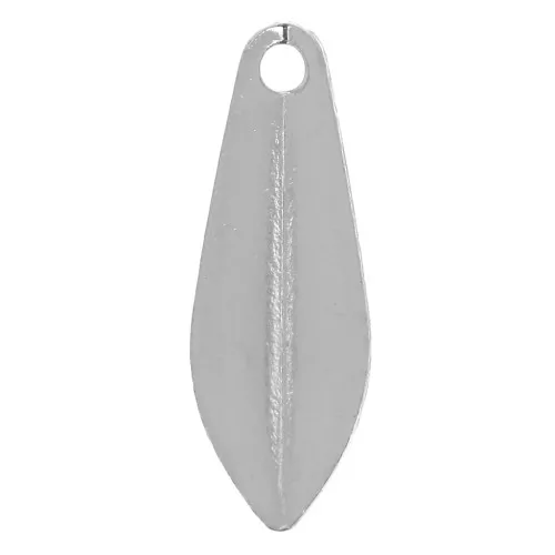 Zecchini gocce marquise 11 mm Argentato x6