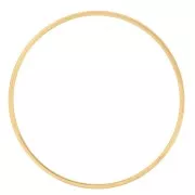 Anelli di montaggio e tessitura con cerchio da 40 mm - acciaio inossidabile 304L Dorato x10